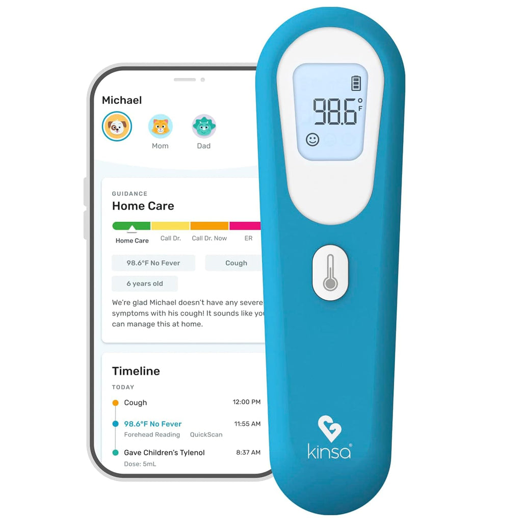 Termómetro inteligente Kinsa QuickScan - Termómetro digital sin con...