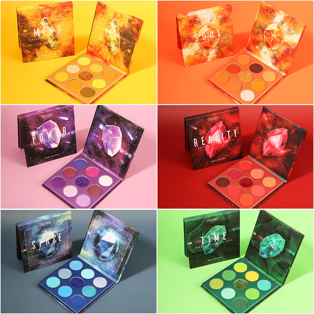 docolor Paleta de sombras de ojos de 54 colores, paleta de sombras...