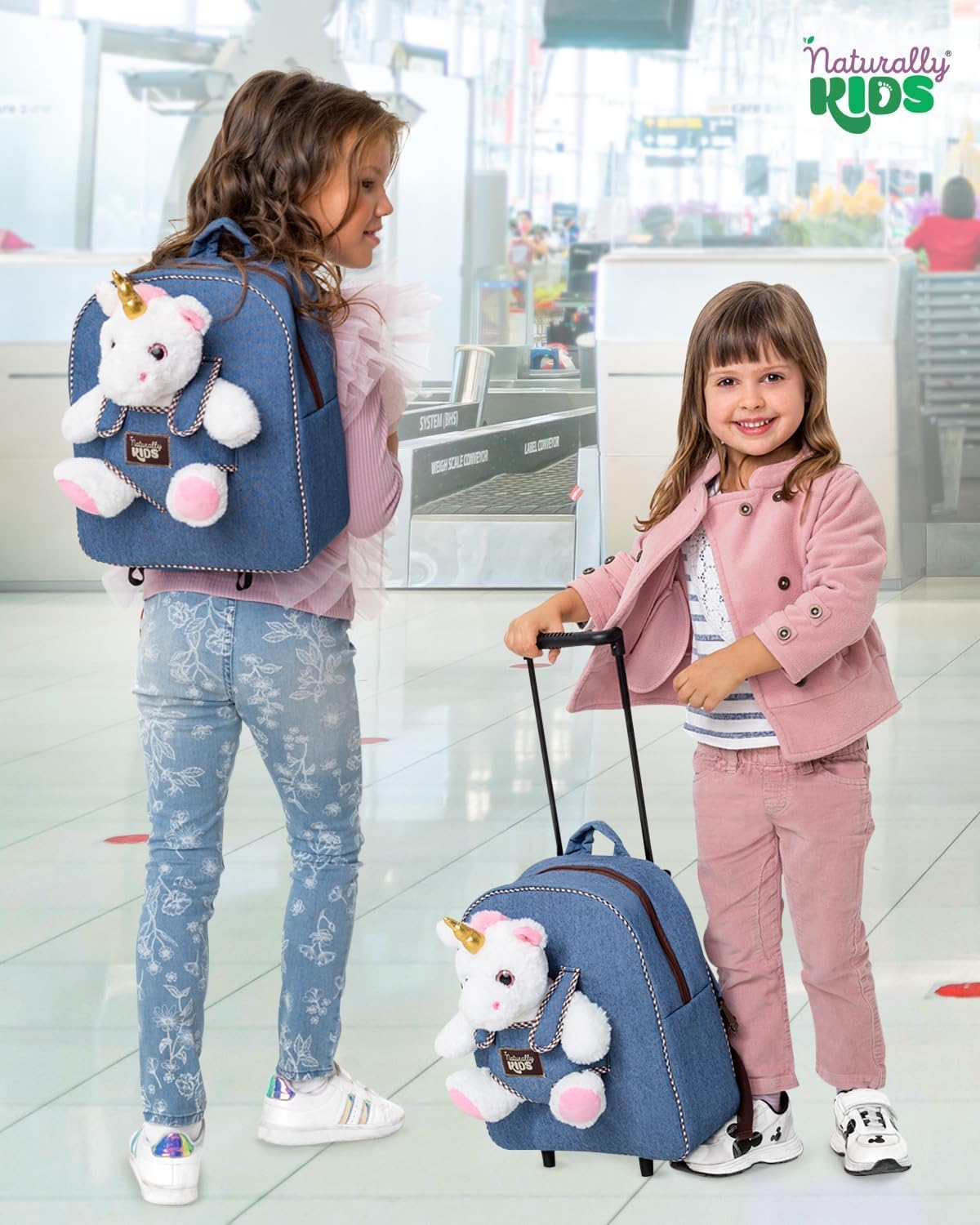 Naturally KIDS Maleta para niños pequeños con. Juguete de peluche c...