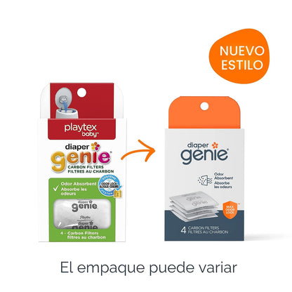 Diaper Genie Playtex Recambio de filtro de carbono Bandeja para pañ...