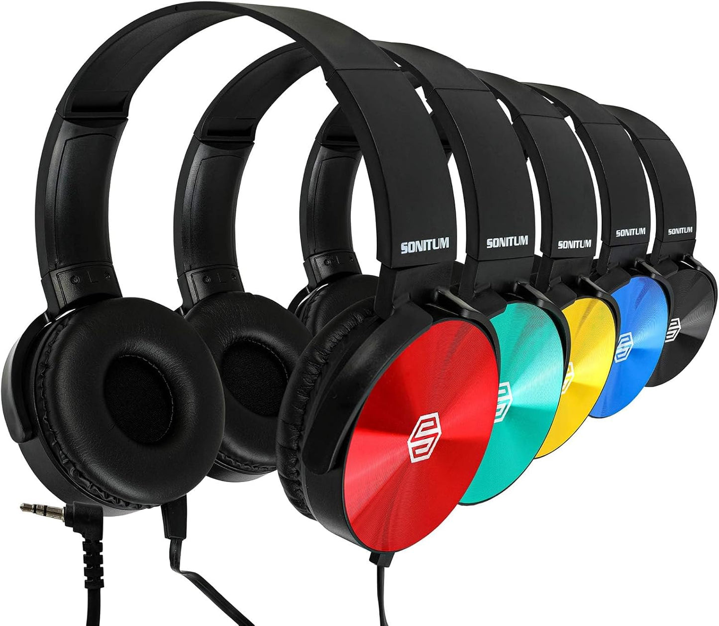 Auriculares para el aula, paquete de 10 unidades, variedades de col...