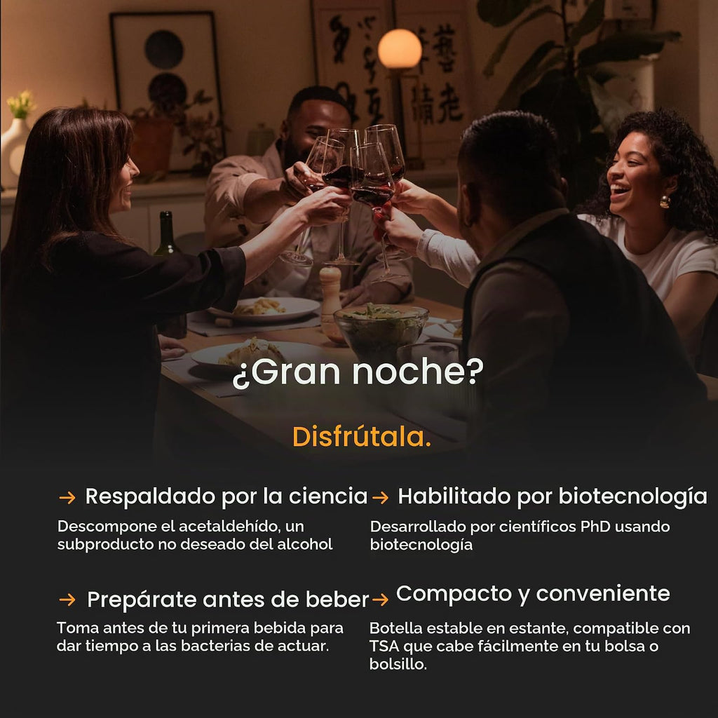 ZBiotics \u2014 Siéntete mejor después de beber, despierta renovado...