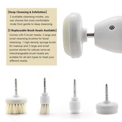 Elitzia Cepillo facial eléctrico portátil ETLW019B del cepillo de l...