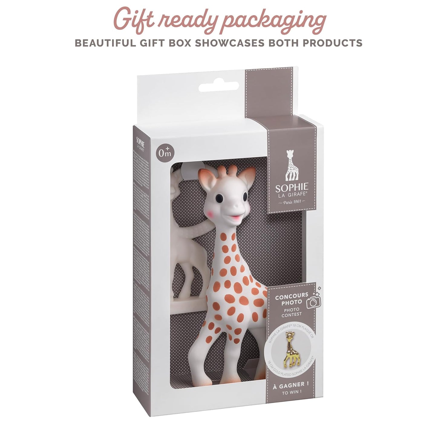 Sophie La Girafe - Mordedera en forma de jirafa para regalo y premio