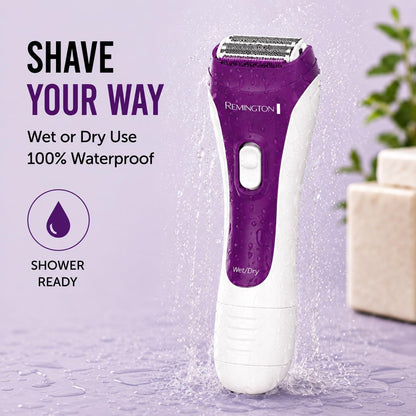Remington Afeitadora eléctrica suave y sedosa para mujer, afeitador...