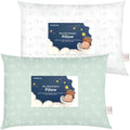 KeaBabies Pack de 2 almohadas para niños pequeños de 13x18 - Almoha...