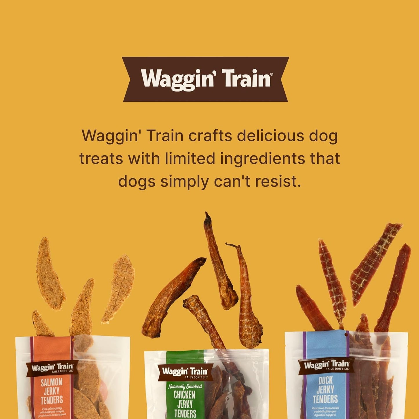 Waggin' Train Golosinas de pollo para perros, hechas con pechug...