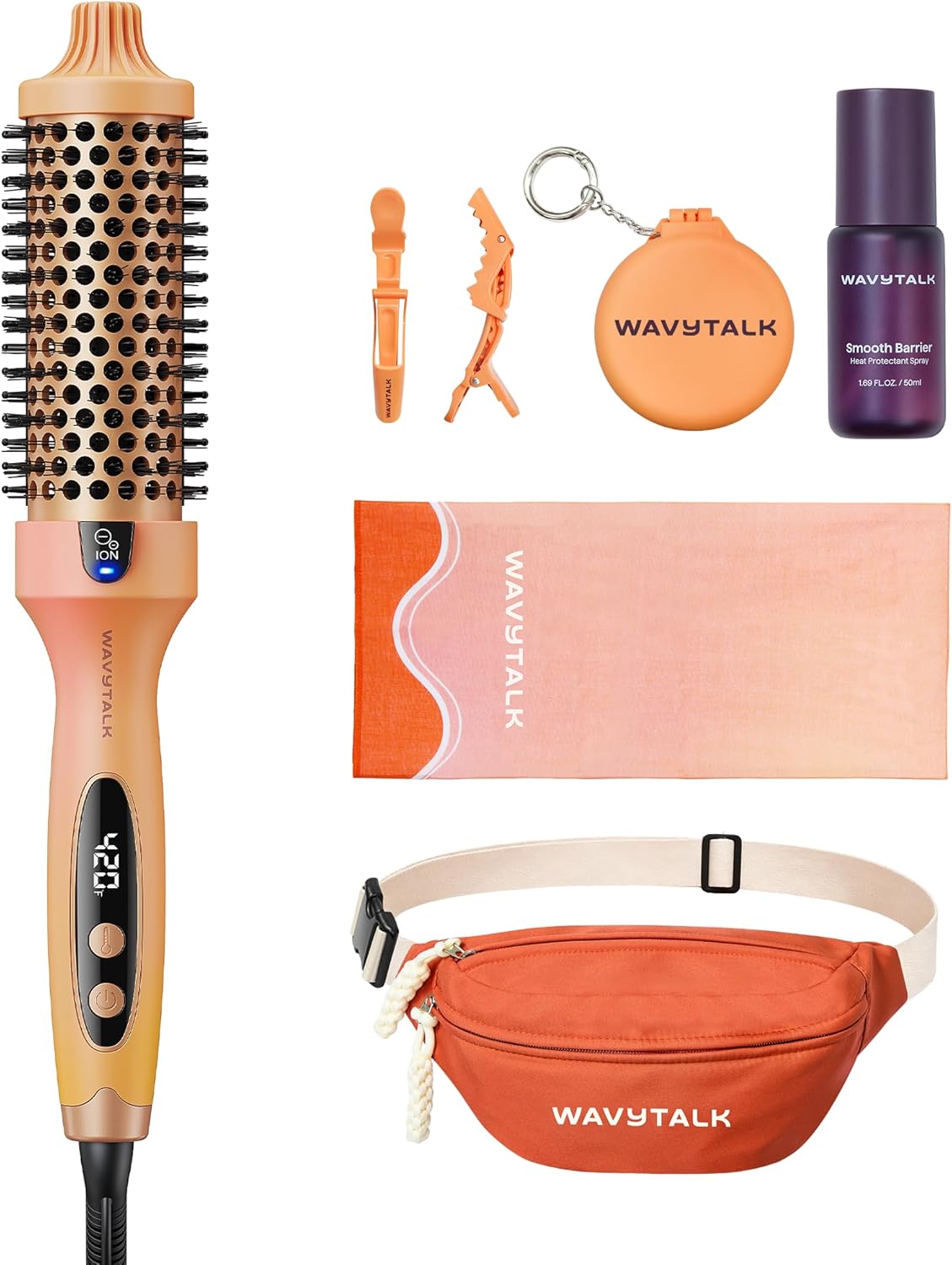 Wavytalk VIP Volume Blowout Boost Festival Bundle, cepillo térmico...
