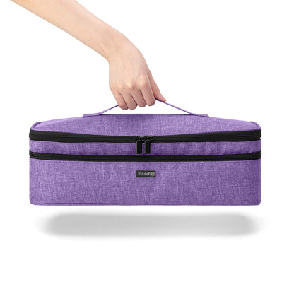 Teamoy Bolsa de almacenamiento de viaje de doble capa compatible co...