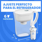 Brita Jarra pequeña con filtro de agua de 6 tazas, incluye 1 filtro...