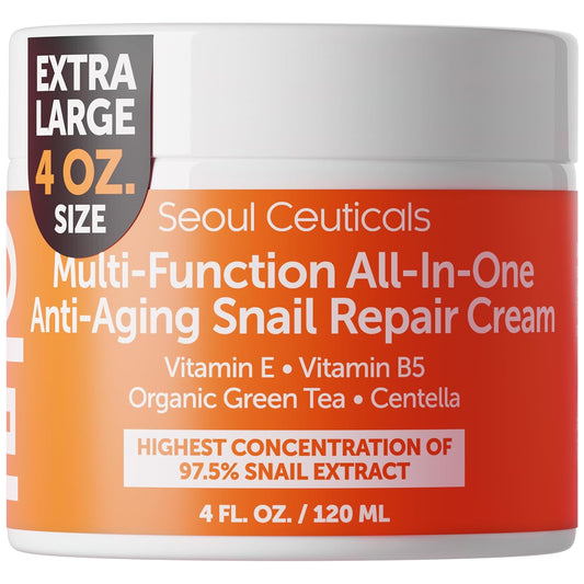 SeoulCeuticals Crema Hidratante de Mucina de Caracol Grande 4 oz 97...