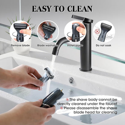 Manscape - Recortadora de bolas para hombres, recortadora de vello...