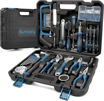 Sundpey Kit de herramientas para el hogar, 148 piezas, juego de her...