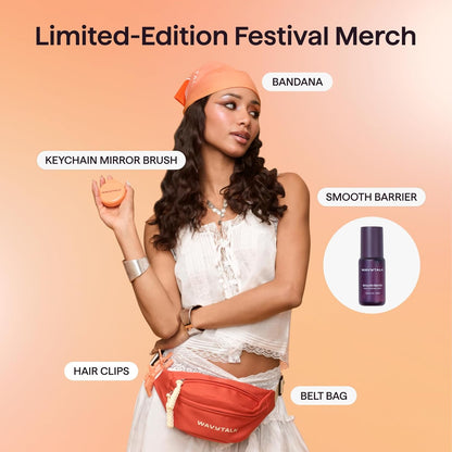 Wavytalk VIP Volume Blowout Boost Festival Bundle, cepillo térmico...