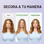 Wavytalk - Cepillo alisador de pelo, cepillo alisador iónico elegan...