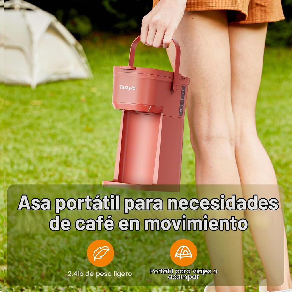 Tastyle Cafetera de Una Taza de Una Sola Porción, para Cápsulas K y...
