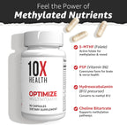 10X Health Optimize Multivitamínico para hombres \u2013 90 cápsulas...