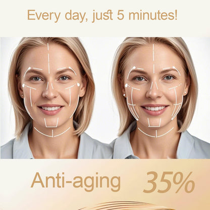 Smbrige Herramienta de masaje facial, 4 modos de color, terapia de...