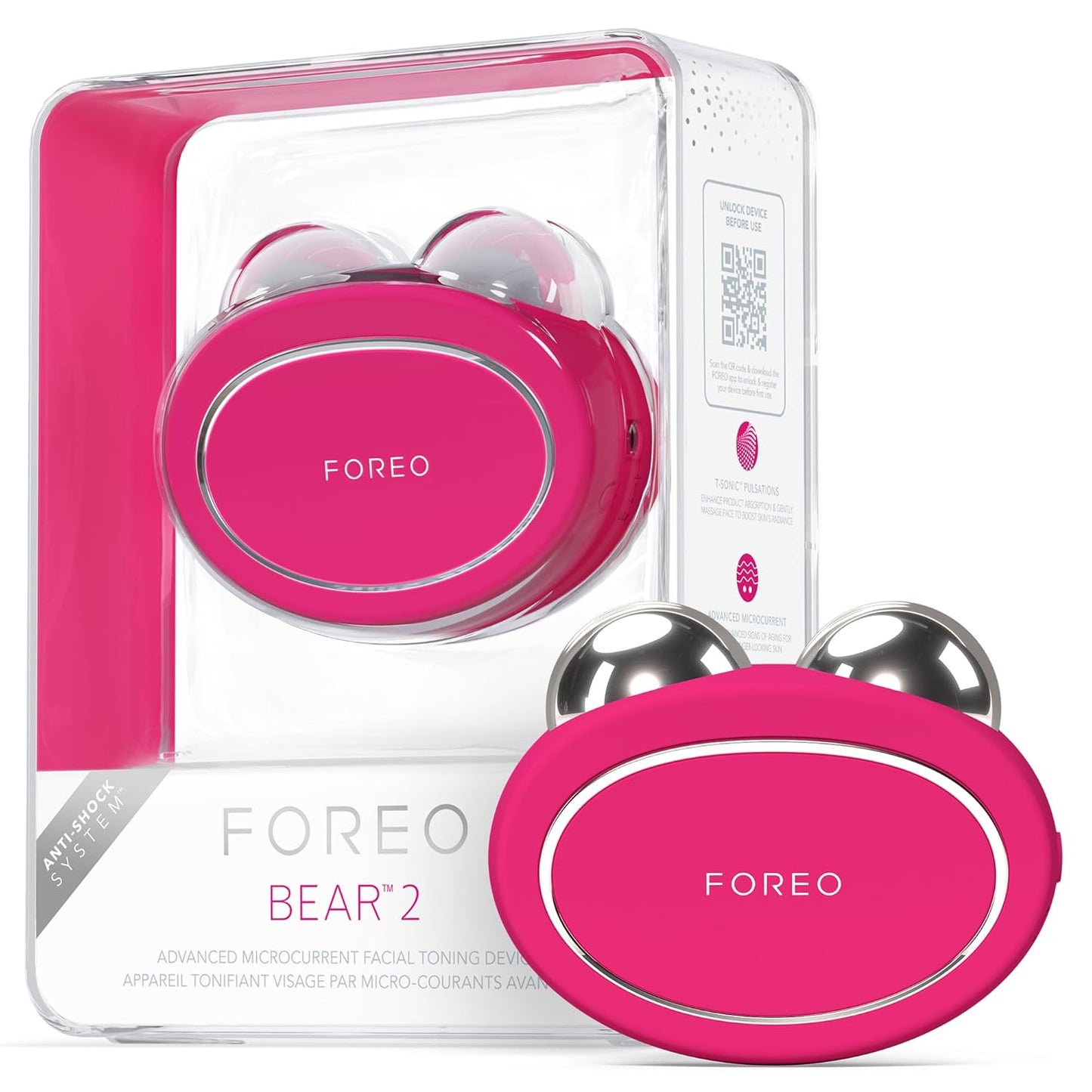 FOREO Bear 2 Dispositivo facial de microcorriente de tonificación a...