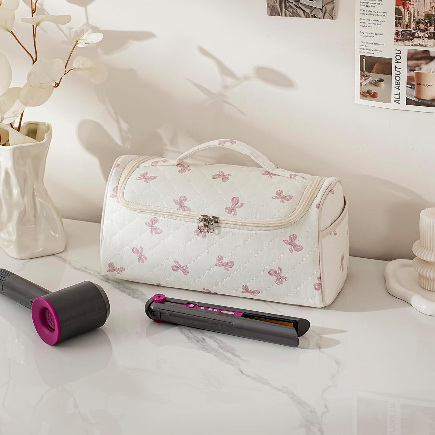 RSRSLEII Bolsa de viaje acolchada para herramientas para el cabello...