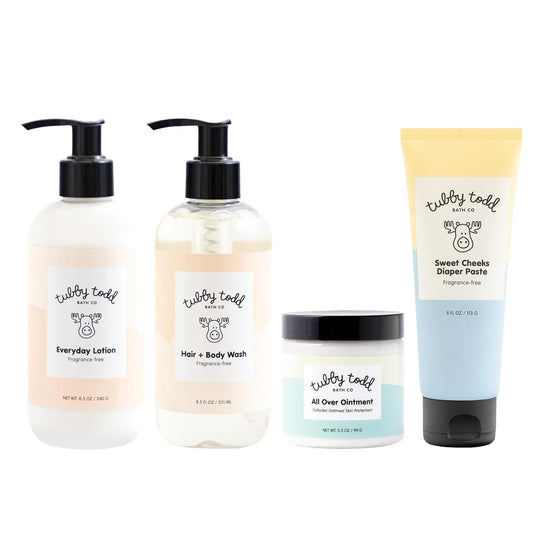 TUBBY TODD Kit de Baño y Cuidado de la Piel para Bebés - The Baby B...
