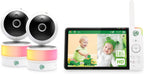 LeapFrog LF920-2HD Monitor de video de 2 cámaras con pantalla HD de...