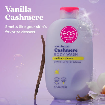 eos Shea Better Gel de Ducha de Cachemira, Vainilla Cachemira, Hidr...