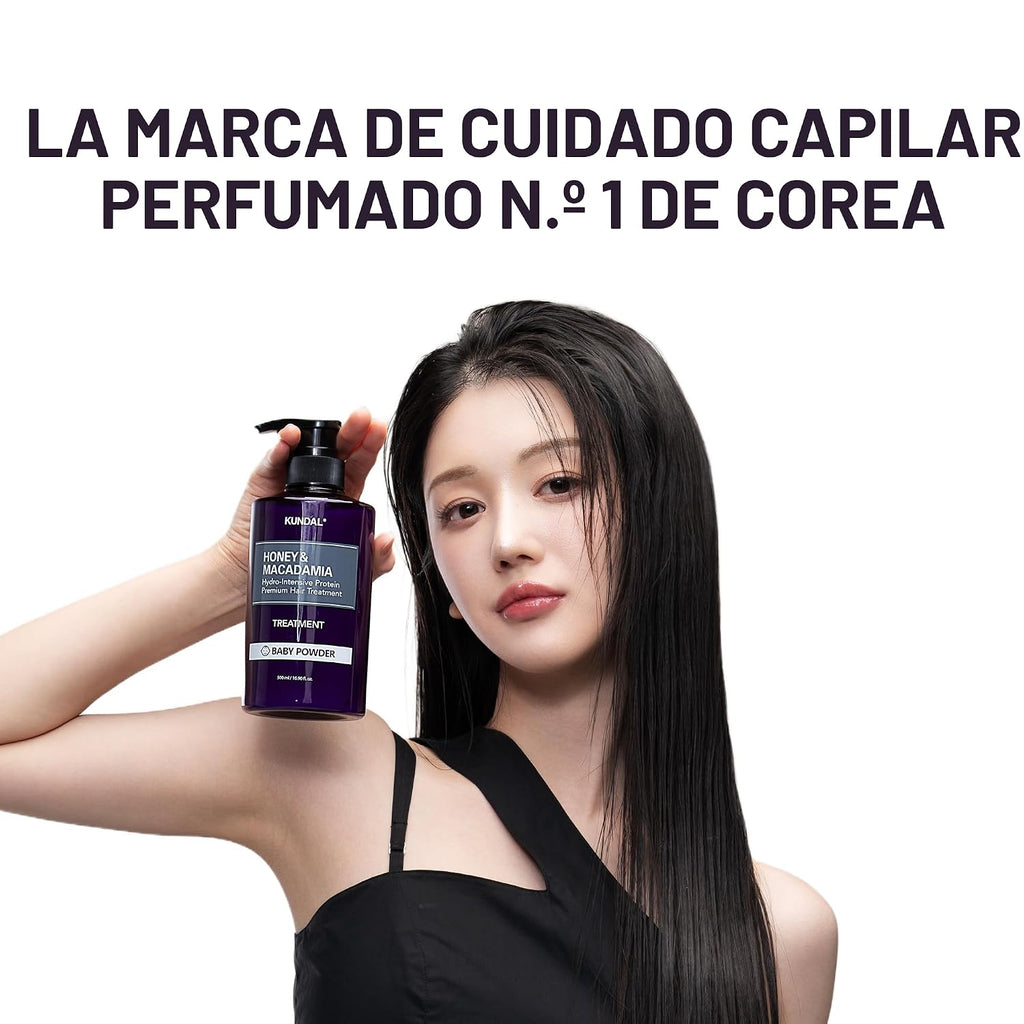 KUNDAL Juego de champú y acondicionador de miel y macadamia, [ramo...