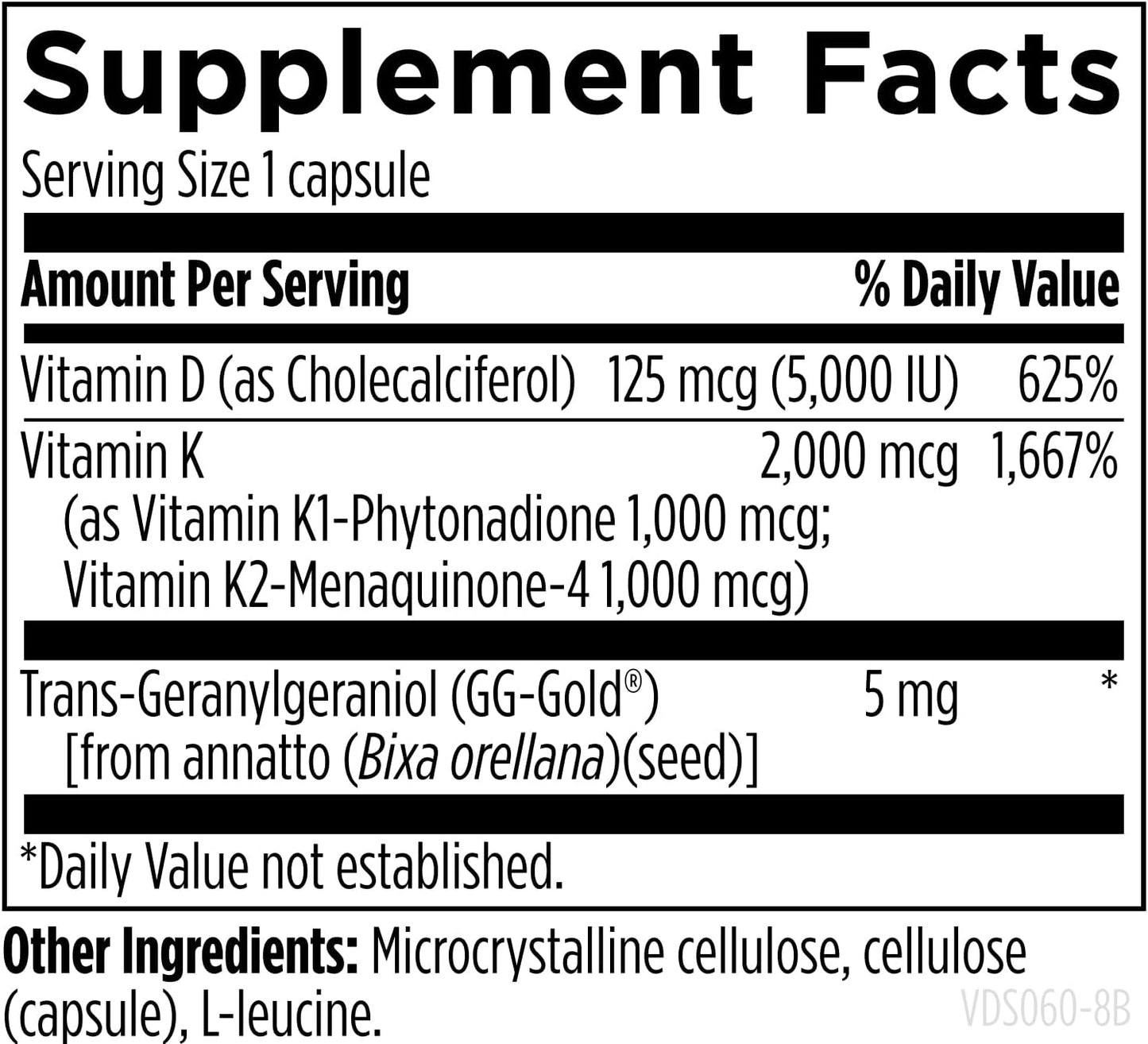 Designs for Health Vitamina D Suprema \u2013 Vitamina D 5000 UI con...