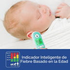 Hellobaby Termómetro para bebé 3 en 1, oreja y frente con alerta aj...