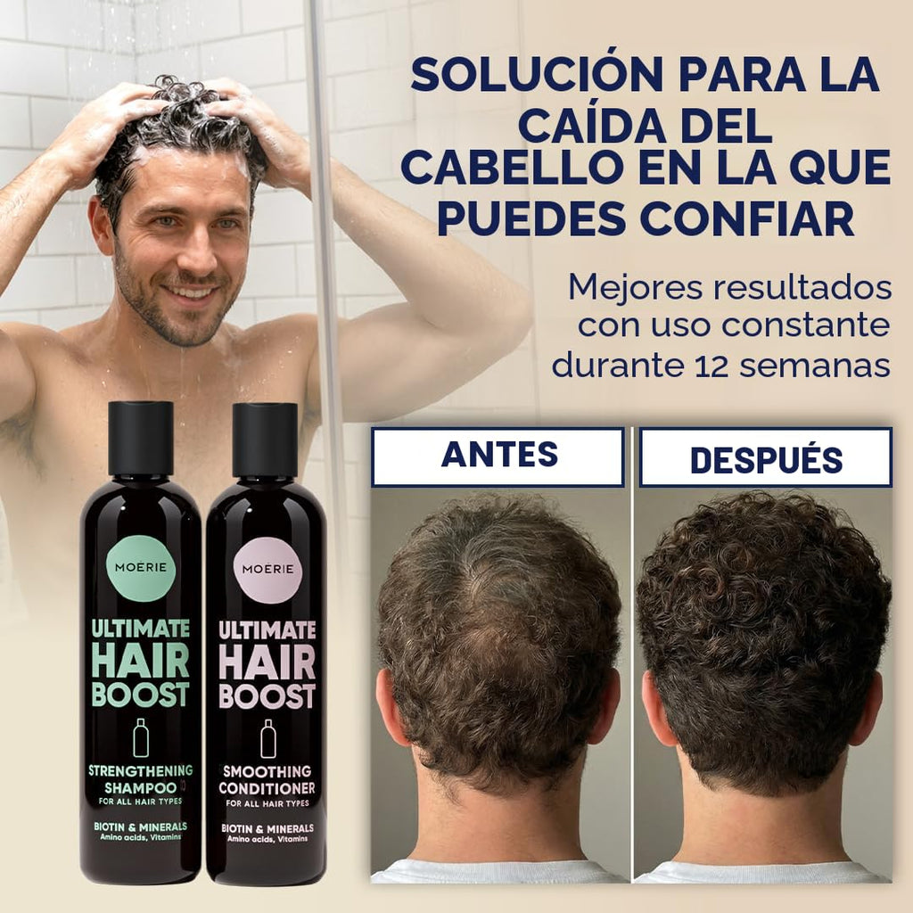 Moerie Champú y acondicionador para el crecimiento del cabello para...