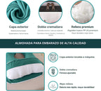 ALLOPERA Almohada de embarazo, almohada de maternidad de cuerpo com...