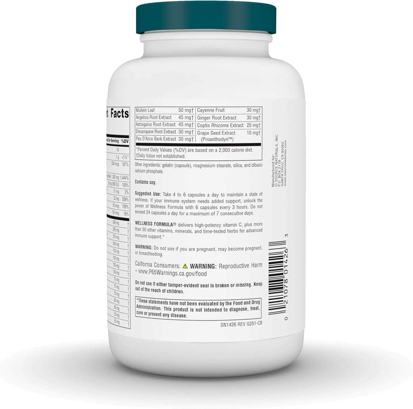 Source Naturals Wellness Formula Vitaminas Bio-Alineadas y Defensa...