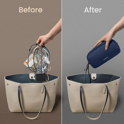 tomtoc Estuche organizador de accesorios de viaje para electrónicos...