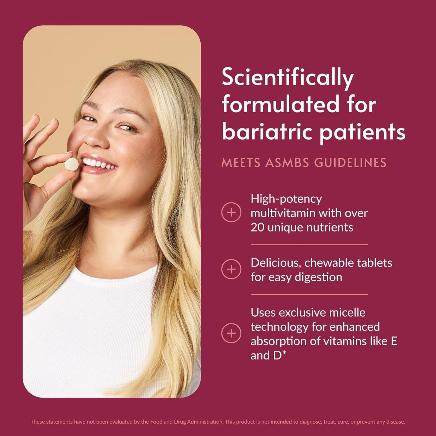 Bariatric Advantage - Multivitaminas masticables Advanced Multi Ea,...