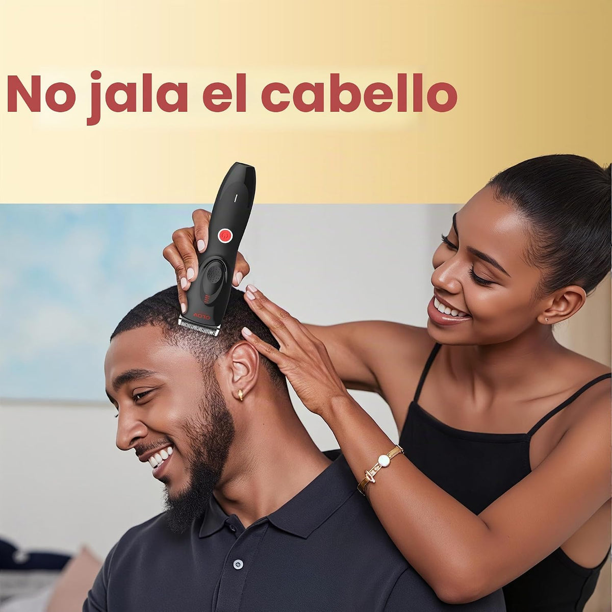 OLOV PROFESSIONAL Cortapelos para hombres, kit de cortapelos inalám...