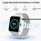 Tensky Reloj inteligente para mujer, 1.85 pulgadas HD AMOLED Fitnes...