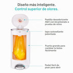 Cubo para pañales Munchkin, Cubo, Blanco