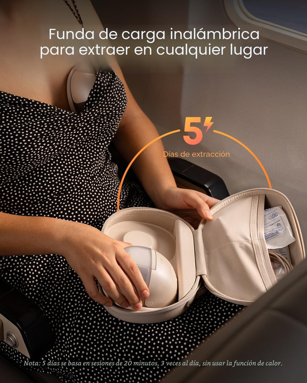 eufy Security Extractor de leche portátil con calefacción S1 Pro, m...