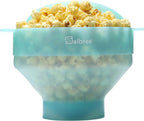 Salbree Tazón plegable de silicona para hacer palomitas de maíz par...