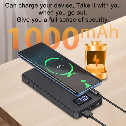 Kiewn Grabadora de video con banco de energía 1080P, cámara portáti...
