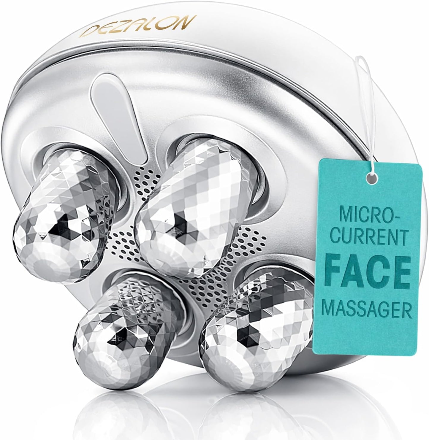 DEZALON Dispositivo facial de microcorriente, herramienta de masaje...