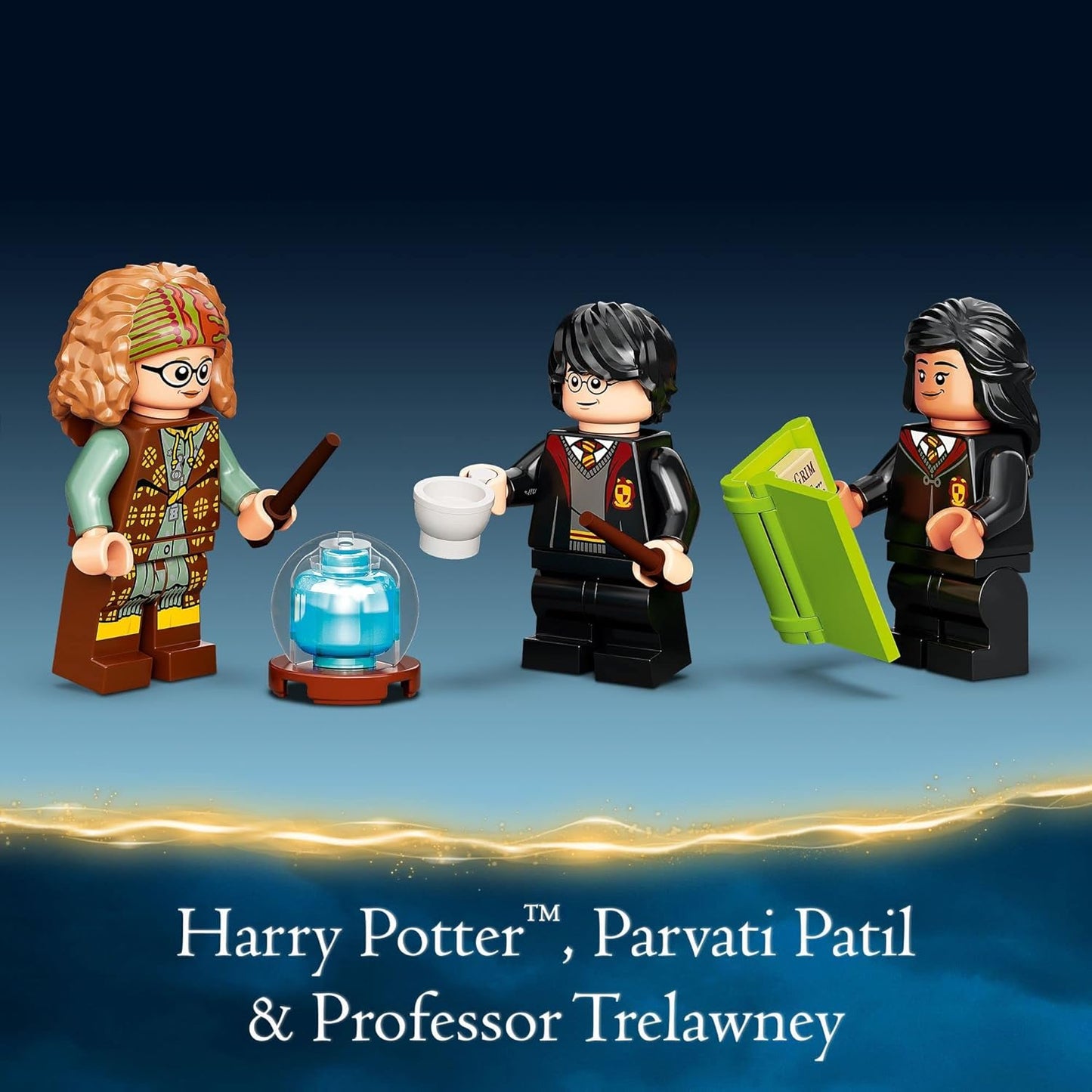 LEGO Harry Potter Hogwarts Moment: Divination Class 76396 Kit de construcción; juego coleccionable para el aula para mayores de 8 años (297 piezas)