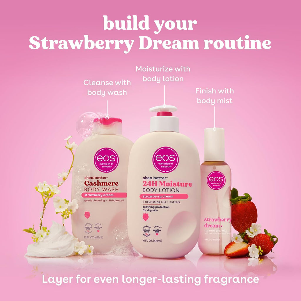 eos Loción Corporal Shea Better Strawberry Dream, Cuidado de la Pie...