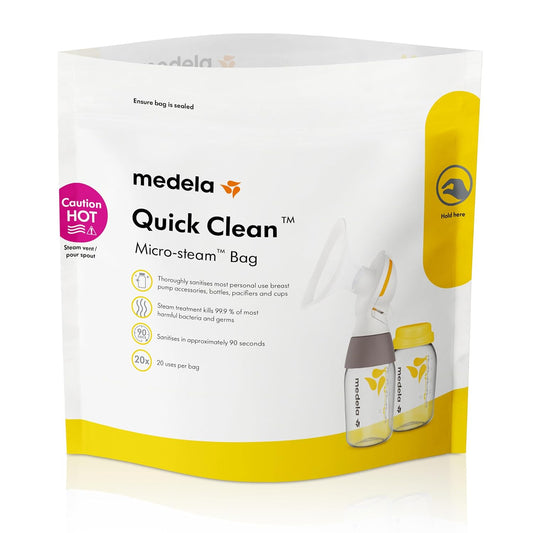Bolsas de limpieza rápida Medela Micro-Steam, paquete de 5