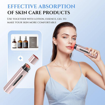 Oranmagic Microcurrent - Dispositivo facial 5 en 1 para apretar y l...