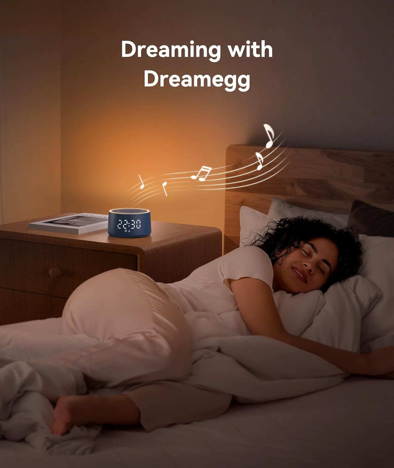 Máquina de sonido y reloj despertador Dreamegg - Máquina de ruido b...