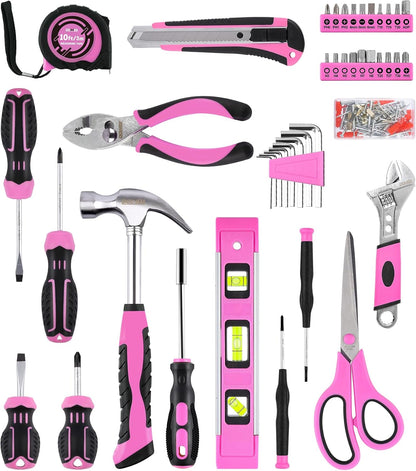 DOWELL Kit de herramientas de reparación del hogar de 123 piezas co...