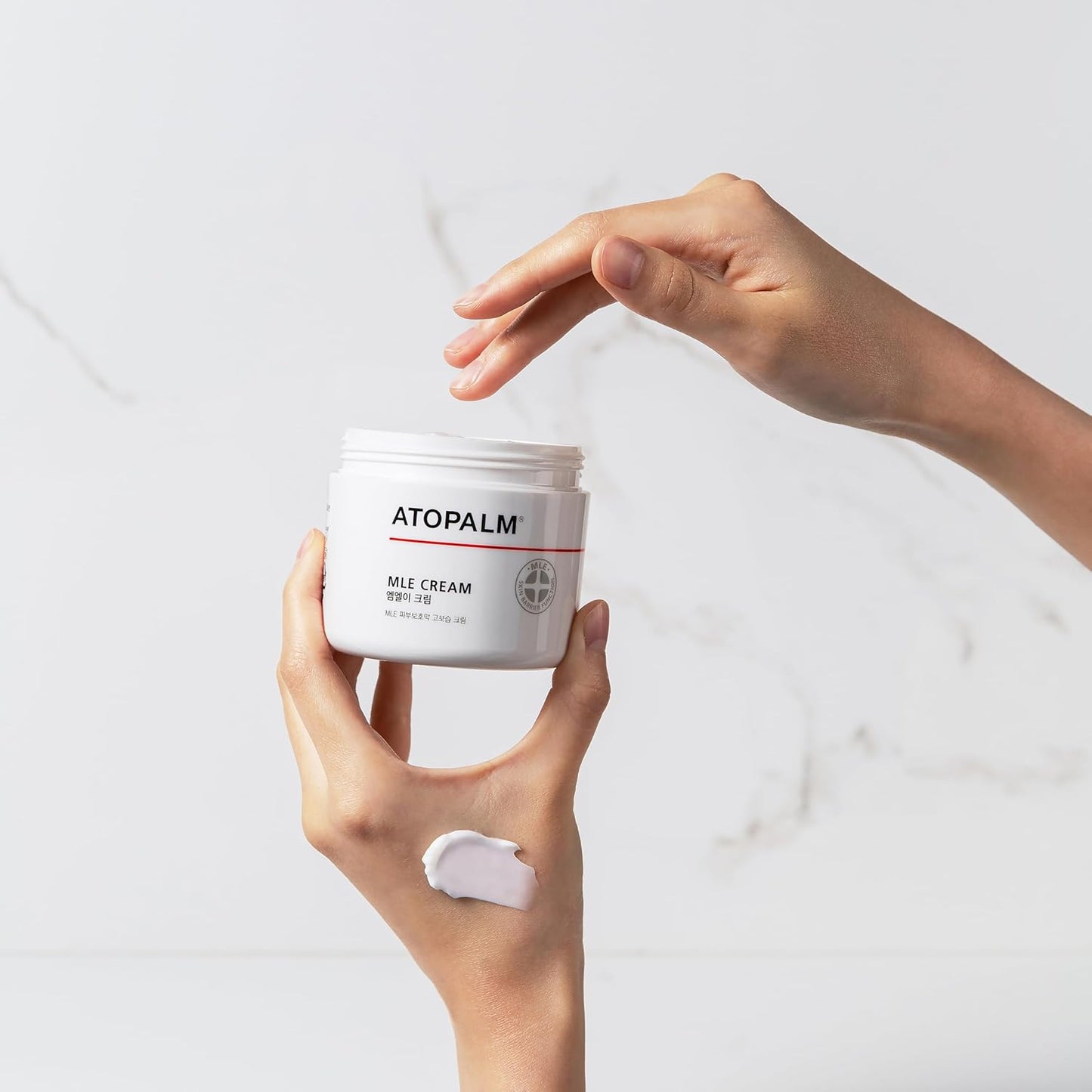 ATOPALM | Crema para el eccema MLE | Loción Premium para bebés recién nacidos | Hidratante para la cara y el cuerpo del bebé para la barrera de la piel | Crema facial hidratante para picazón y