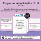 200 tarjetas de conversación para niños, juego de cena familiar sin...